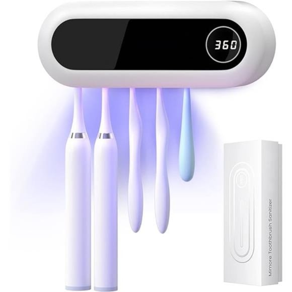 Toothbrush Sanitizer - UVToothbrush Sanitizer and Holder - 5 Toothbrush Slots - Picture 7 of 7